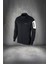 Büyük Beden Erkek Siyah Supra Penye Kumaş Cepli Fermuarlı Eşofman Takımı (4xl- 10XL) 2