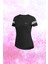 Kadın Siyah Dri-Fit Kumaş Sıfır Yaka Kısa Kol T-Shirt S-3xl 1