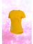Kadın Sarı Dri-Fit Kumaş Koşu ve Yürüyüş Için Rahat Konforlu Tshirt S -3xl 1