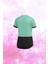 Kadın Su Yeşili Dri-Fit Kumaş Yürüyüş ve Koşu Için Konforlu Sıfır Yaka T-Shirt S-3xl 2