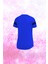 Kadın Mavi Dri-Fit Kumaş Yuvarlak Yaka Şık Konforlu Tshirt S-3xl 2