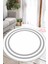 Sade Desen Dijital Baskılı Kaymaz Yıkanabilir Yuvarlak Salon Halısı ve Mutfak Halısı NHY-HT-534 1