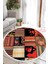 Patchwork Dijital Baskılı Kaymaz Yıkanabilir Yuvarlak Salon Halısı ve Mutfak Halısı NHY-HY-1104 1