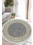 Çerçeveli Dijital Baskılı Kaymaz Yıkanabilir Yuvarlak Salon Halısı ve Mutfak Halısı NHY-SD-1072 1