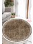 Sade Desen Dijital Baskılı Kaymaz Yıkanabilir Yuvarlak Salon Halısı ve Mutfak Halısı NHY-SD-244 1