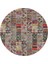 Patchwork Dijital Baskılı Kaymaz Yıkanabilir Yuvarlak Salon Halısı ve Mutfak Halısı NHY-SD-314 2