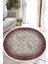 Sade Desen Dijital Baskılı Kaymaz Yıkanabilir Yuvarlak Salon Halısı ve Mutfak Halısı NHY-HT-247 1