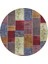 Patchwork Dijital Baskılı Kaymaz Yıkanabilir Yuvarlak Salon Halısı ve Mutfak Halısı NHY-HT-679 2