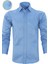 İndigo Uzun Kol Düz Pamuklu Slim Fit Erkek Gömlek 1