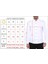 Erkek Kırmızı Slim Fit Çizgili Uzun Kollu Gömlek 5