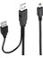 Mini USB Y Kablo 5 Pin Harici HDD Kablosu USB 2.0 5pin Mini Y Kablo 5