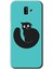 Samsung Galaxy J6 Plus Kılıf Hd Desen Baskılı Arka Kapak - Cat Vector 1