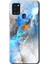 Samsung Galaxy A21S Kılıf Hd Desen Baskılı Arka Kapak - Mavi Buzul 1