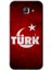 Samsung Galaxy A8 2016 Kılıf Hd Desen Baskılı Arka Kapak - Ayyıldız Türk 1