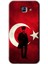 Samsung Galaxy A8 2016 Kılıf Hd Desen Baskılı Arka Kapak - Atatürk Bayrak 1