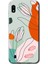 Samsung Galaxy A10 Kılıf Hd Desen Baskılı Arka Kapak - Vektör Çiçekler 1