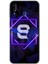 Samsung Galaxy M10 Kılıf Hd Desen Baskılı Arka Kapak - Dark Neon Yaprak S Harfi 1