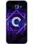 Samsung Galaxy A8 2016 Kılıf Hd Desen Baskılı Arka Kapak - Dark Neon Yaprak O Harfi 1