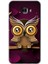 Samsung Galaxy C7 Pro Kılıf Hd Desen Baskılı Arka Kapak - Owl Bird Branch 1
