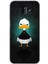 Samsung Galaxy J8 Kılıf Hd Desen Baskılı Arka Kapak - Angry Duck 1