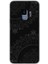 Samsung Galaxy S9 Kılıf Hd Desen Baskılı Arka Kapak - Siyah Mandala 1