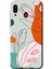 Samsung Galaxy A20 Kılıf Hd Desen Baskılı Arka Kapak - Vektör Çiçekler 1