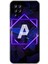 Samsung Galaxy A01 Core Kılıf Hd Desen Baskılı Arka Kapak - Dark Neon Yaprak A Harfi 1