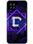 Samsung Galaxy A01 Core Kılıf Hd Desen Baskılı Arka Kapak - Dark Neon Yaprak D Harfi 1