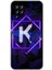 Samsung Galaxy A01 Core Kılıf Hd Desen Baskılı Arka Kapak - Dark Neon Yaprak K Harfi 1