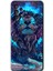 Samsung Galaxy A13 Kılıf Hd Desen Baskılı Arka Kapak - Neon Aslan 1