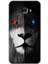 Samsung Galaxy C7 Pro Kılıf Hd Desen Baskılı Arka Kapak - Fire And Ice Lion 1