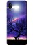 Samsung Galaxy A02 Kılıf Hd Desen Baskılı Arka Kapak - Uzay Silüet 1