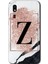 Samsung Galaxy A2 Core Kılıf Hd Desen Baskılı Arka Kapak - Pembe Mermer Desenli Z Harfi 1
