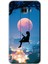 Samsung Galaxy C7 Pro Kılıf Hd Desen Baskılı Arka Kapak - Yalnız Kadın 1