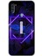 Samsung Galaxy M11 Kılıf Hd Desen Baskılı Arka Kapak - Dark Neon Yaprak I Harfi 1