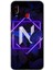 Samsung Galaxy A30 Kılıf Hd Desen Baskılı Arka Kapak - Dark Neon Yaprak N Harfi 1
