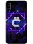 Samsung Galaxy A20S Kılıf Hd Desen Baskılı Arka Kapak - Dark Neon Yaprak Ö Harfi 1