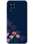 Samsung Galaxy M12 Kılıf Hd Desen Baskılı Arka Kapak - Çizim Çiçekleri 1