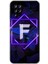 Samsung Galaxy M12 Kılıf Hd Desen Baskılı Arka Kapak - Dark Neon Yaprak F Harfi 1