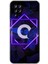Samsung Galaxy M12 Kılıf Hd Desen Baskılı Arka Kapak - Dark Neon Yaprak O Harfi 1
