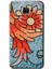 Samsung Galaxy C9 Pro Kılıf Hd Desen Baskılı Arka Kapak - Mozaik Çiçek 1