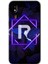 Samsung Galaxy A2 Core Kılıf Hd Desen Baskılı Arka Kapak - Dark Neon Yaprak R Harfi 1
