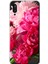 Samsung Galaxy A02 Kılıf Hd Desen Baskılı Arka Kapak - Kırmızı Beyaz Gül 1