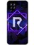 Samsung Galaxy M12 Kılıf Hd Desen Baskılı Arka Kapak - Dark Neon Yaprak R Harfi 1