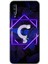 Samsung Galaxy A50 Kılıf Hd Desen Baskılı Arka Kapak - Dark Neon Yaprak Ç Harfi 1