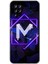 Samsung Galaxy Note 5 Kılıf Hd Desen Baskılı Arka Kapak - Dark Neon Yaprak M Harfi 1