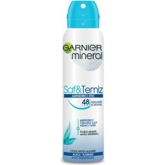 Garnier Anti Perspirant Kadın Deodorant Saf & Temiz 150 ml Fiyatı