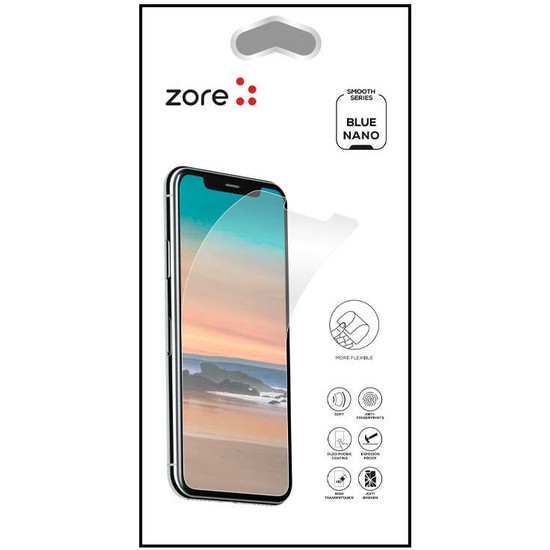 ZORE Apple iPhone 12 Pro Max Zore Blue Nano Ekran Koruyucu