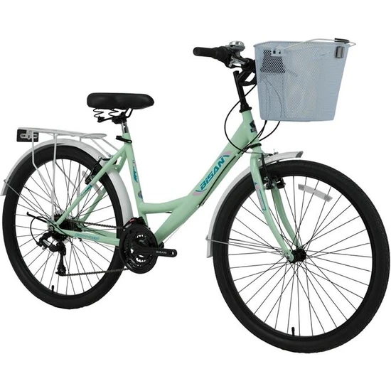 Bisan Mabella-23 26 Jant 44 Kadro 21 Vites Bisiklet Mint Yeşil - Yeşil