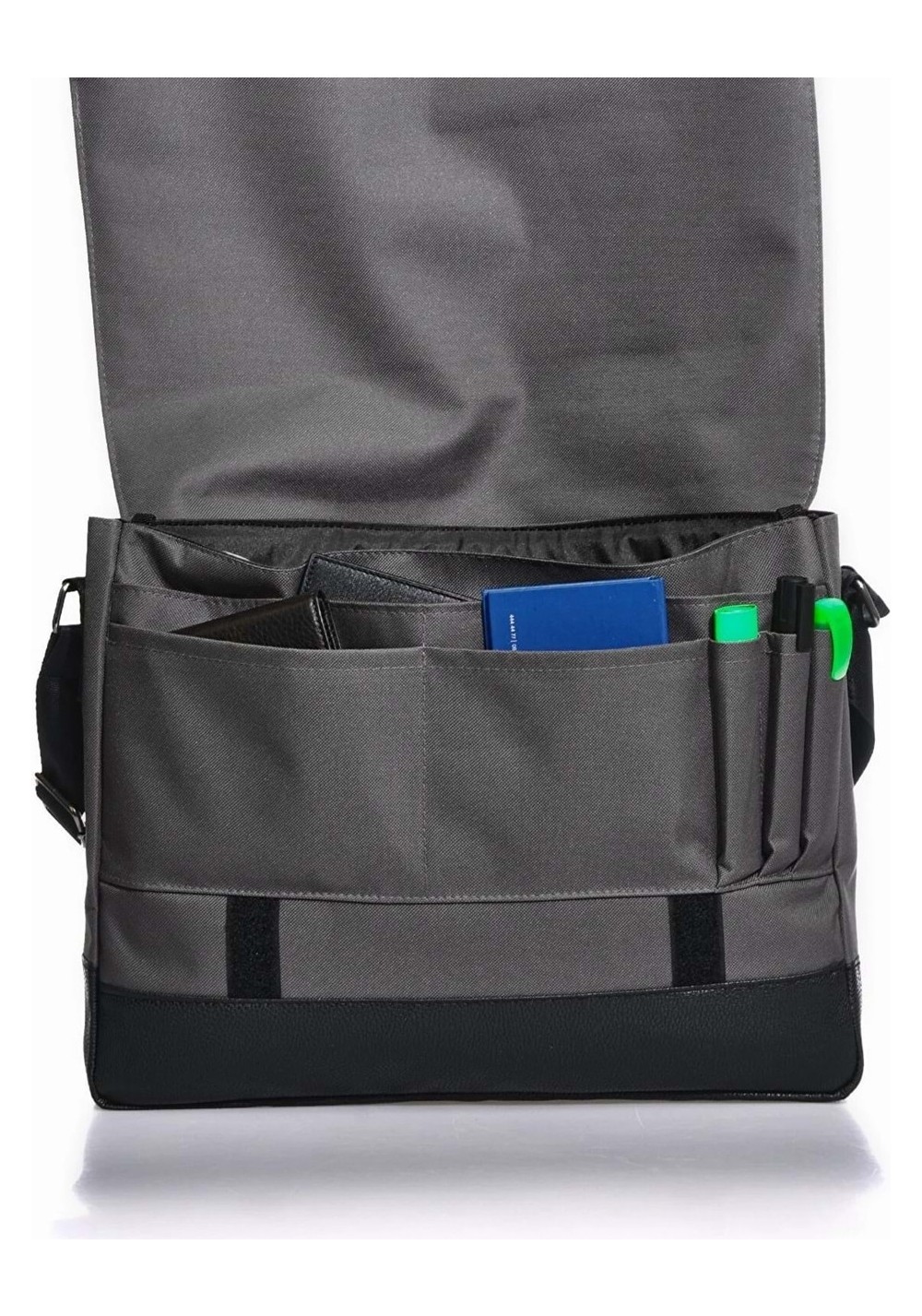Bagorama 15 Inch Laptop, Çapraz Ve Omuz Postacı Çantası - Lacivert görsel 3